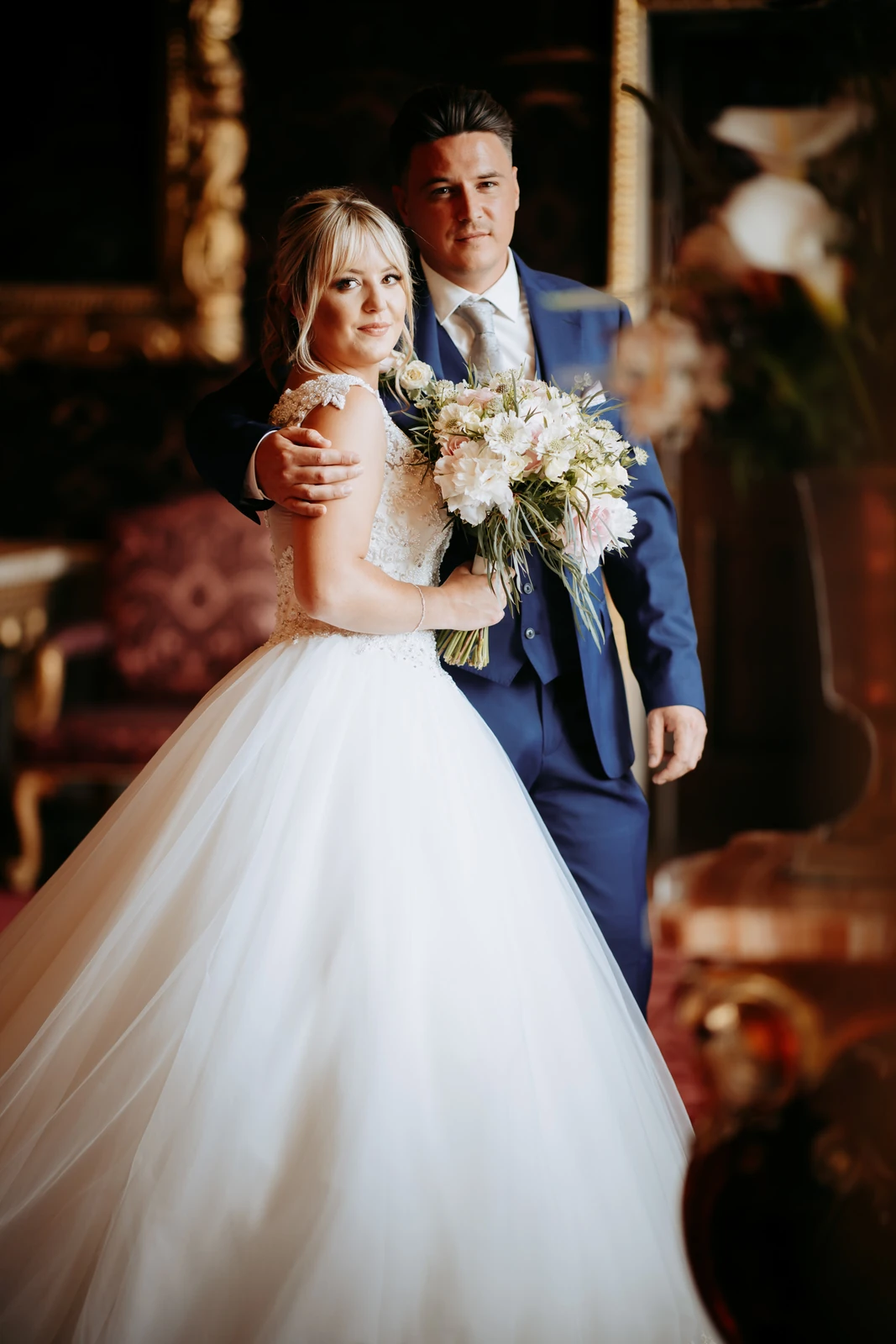 classic bride portrait swynford manor newmarket wedding