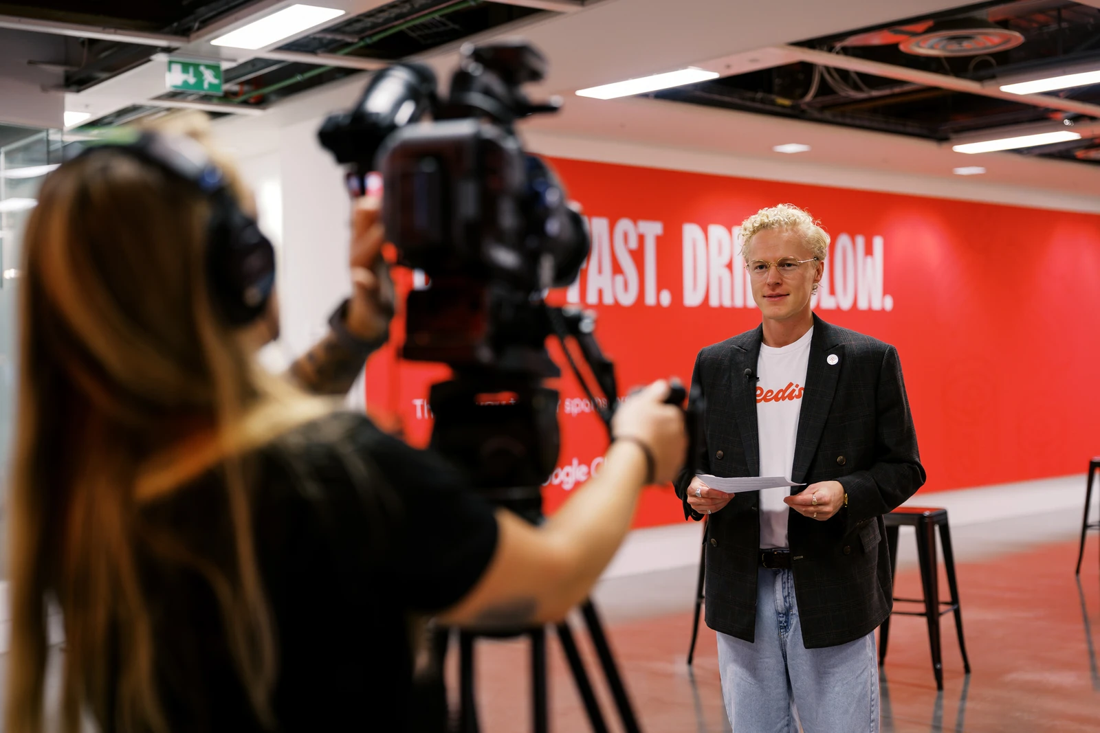 corporate video production behind the scenes