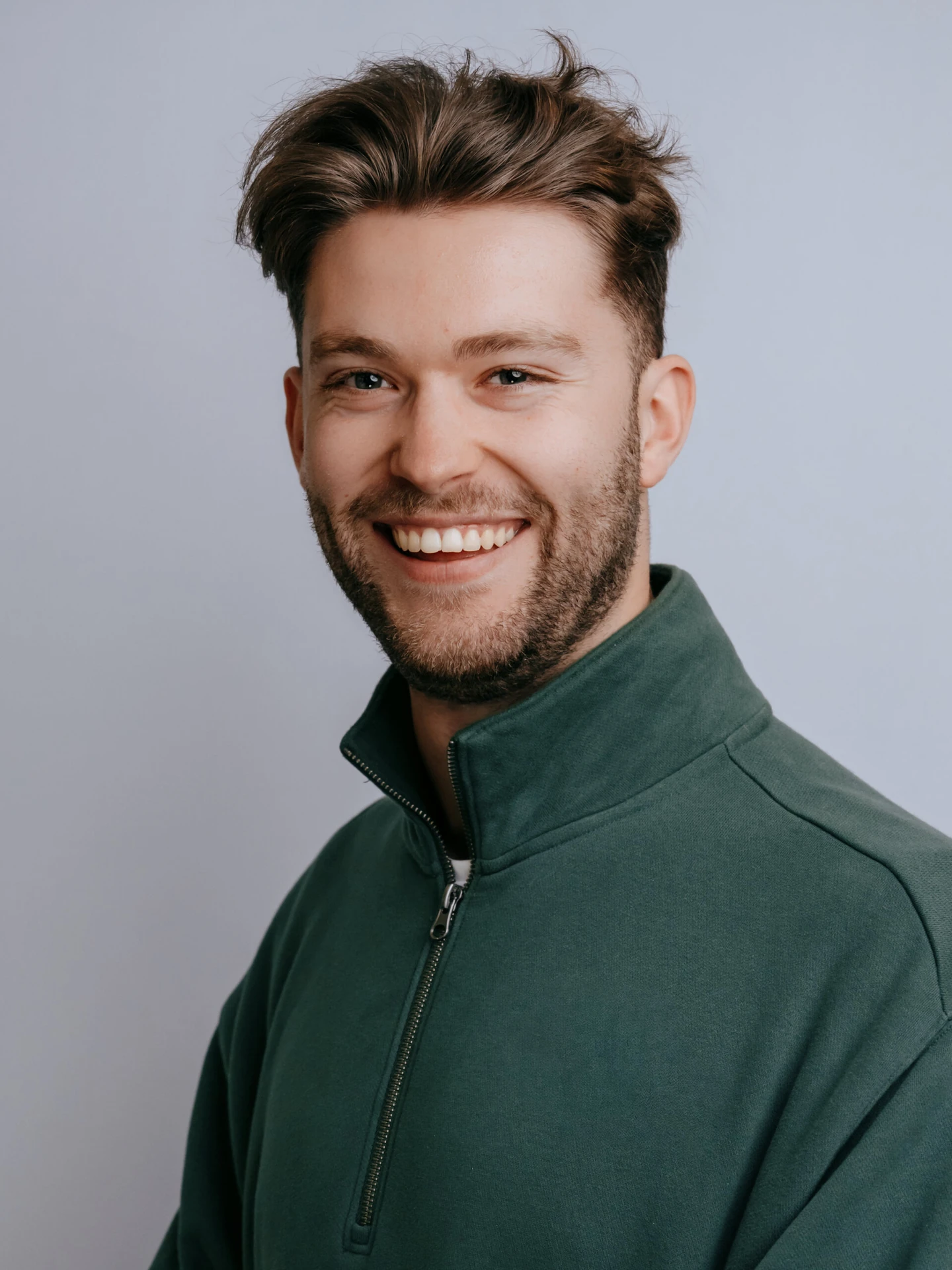 Professional corporate headshot photographed in Cambridge