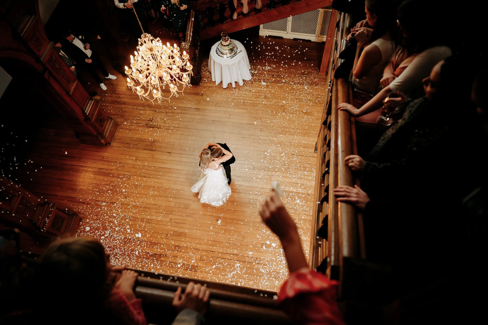 Wedding ceremony at a Newmarket venue